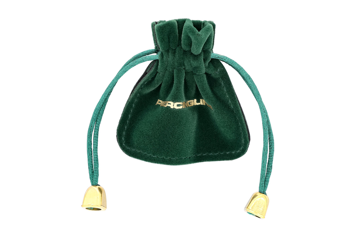 Samt Geschenksäckchen mit PIERCINGLINE Aufdruck